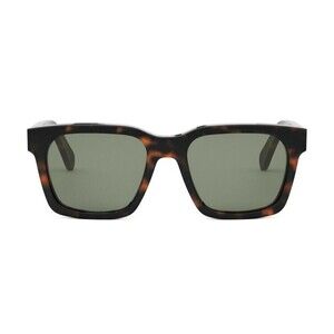 Celine 3 Dots Square Frame Havana Sunglasses - NWT